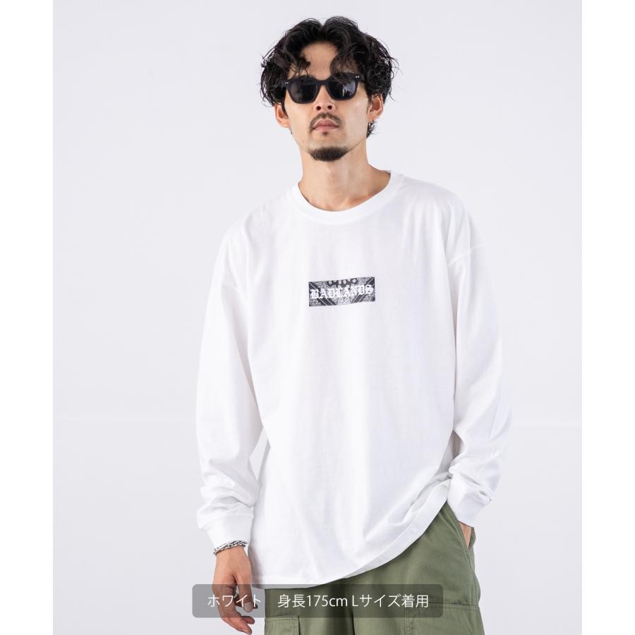 長袖Tシャツ メンズ SIDEWAY STANCE サイドウェイスタンス オリジナルプリント ペイズリーボックスロゴ グラフィック ロンT アメカジ スケーター ストリート | improves | 08