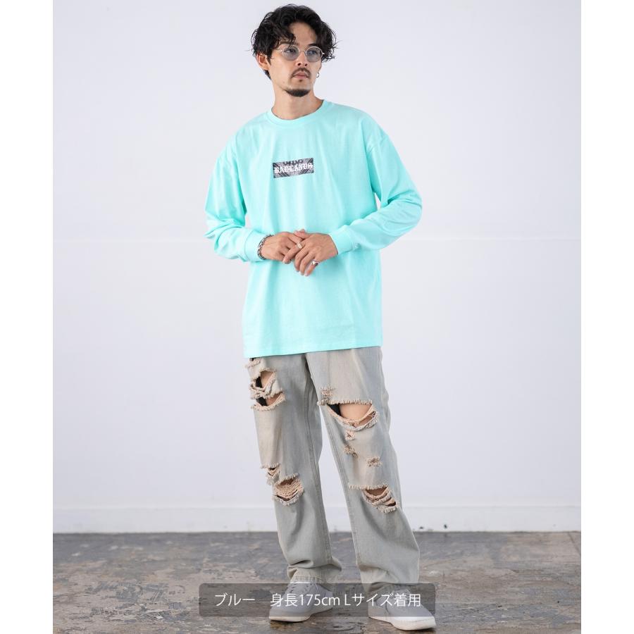 長袖Tシャツ メンズ SIDEWAY STANCE サイドウェイスタンス オリジナルプリント ペイズリーボックスロゴ グラフィック ロンT アメカジ スケーター ストリート | improves | 13