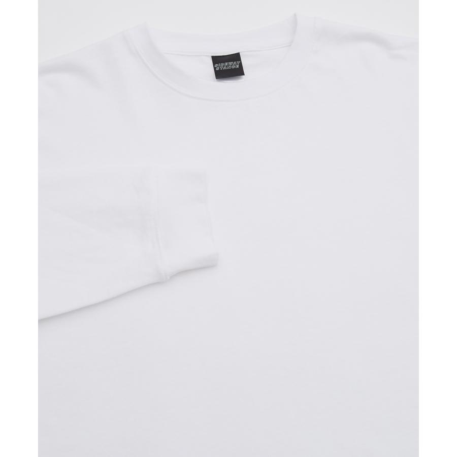 長袖Tシャツ メンズ SIDEWAY STANCE サイドウェイスタンス 無地 Tシャツ ロンT シンプル オーバーサイズ 大きめ アメカジ カジュアル スケーター ストリート | improves | 25