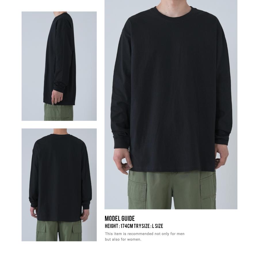 長袖Tシャツ メンズ SIDEWAY STANCE サイドウェイスタンス 無地 Tシャツ ロンT シンプル オーバーサイズ 大きめ アメカジ カジュアル スケーター ストリート | improves | 09