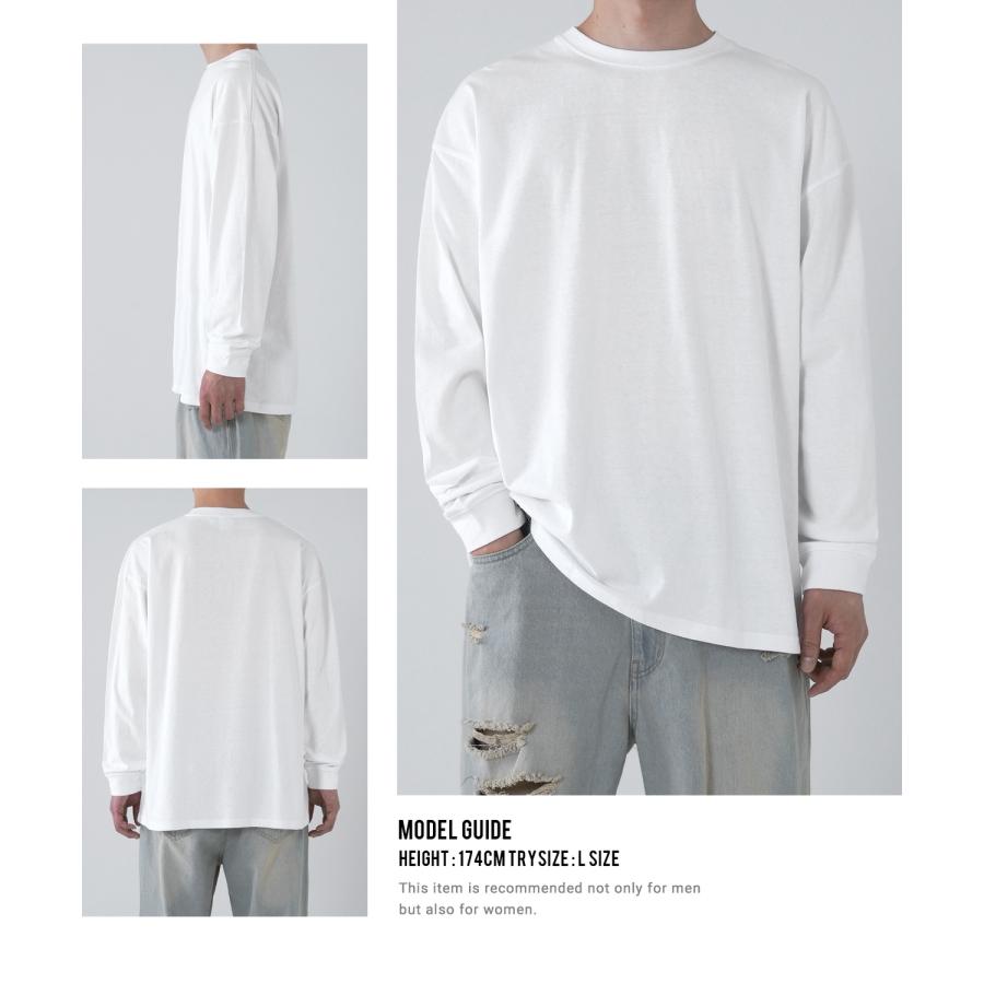 長袖Tシャツ メンズ SIDEWAY STANCE サイドウェイスタンス 無地 Tシャツ ロンT シンプル オーバーサイズ 大きめ アメカジ カジュアル スケーター ストリート | improves | 10