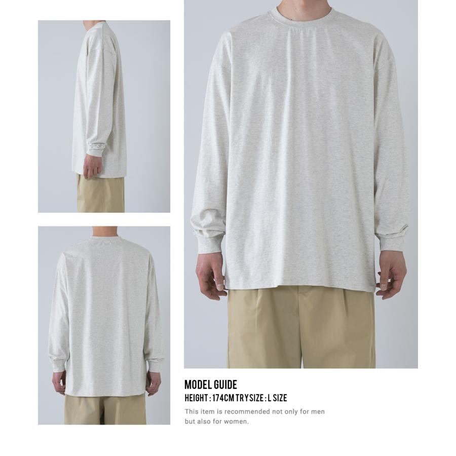 長袖Tシャツ メンズ SIDEWAY STANCE サイドウェイスタンス 無地 Tシャツ ロンT シンプル オーバーサイズ 大きめ アメカジ カジュアル スケーター ストリート | improves | 11