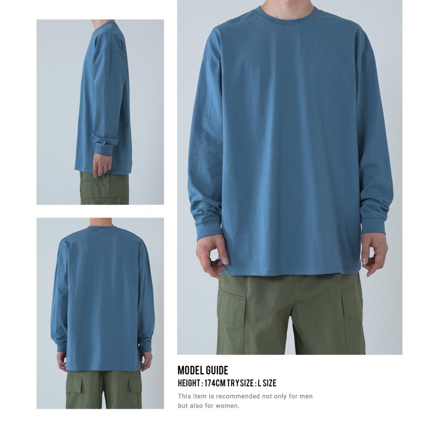 長袖Tシャツ メンズ SIDEWAY STANCE サイドウェイスタンス 無地 Tシャツ ロンT シンプル オーバーサイズ 大きめ アメカジ カジュアル スケーター ストリート | improves | 14