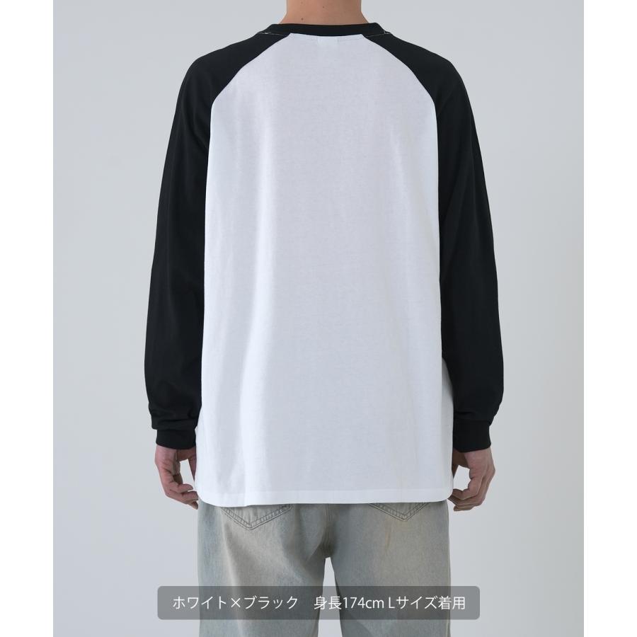 長袖Tシャツ メンズ SIDEWAY STANCE サイドウェイスタンス オリジナルプリント SWS's エイトボール グラフィック ロンT ラグラン スケーター ストリート｜improves｜09