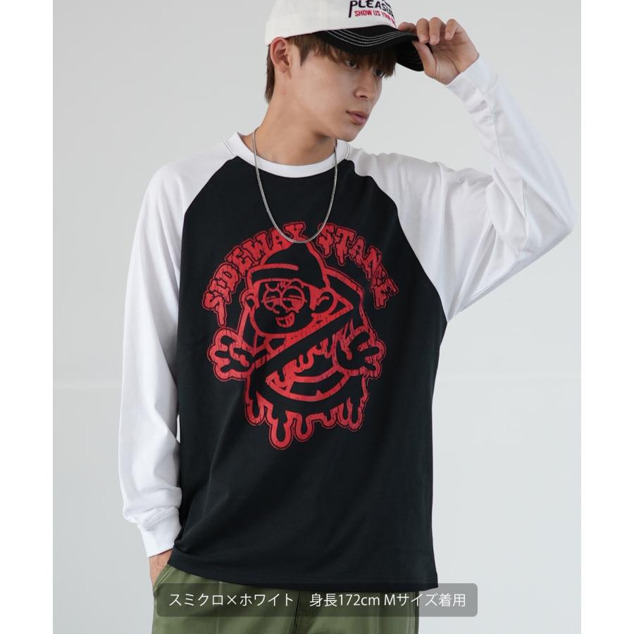 長袖Tシャツ メンズ SIDEWAY STANCE サイドウェイスタンス オリジナルプリント ノーウェイ グラフィック ロンT ラグラン スケーター ストリート | improves | 05