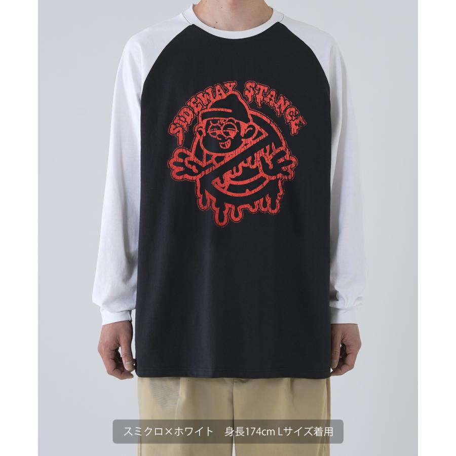 長袖Tシャツ メンズ SIDEWAY STANCE サイドウェイスタンス オリジナルプリント ノーウェイ グラフィック ロンT ラグラン スケーター ストリート | improves | 08