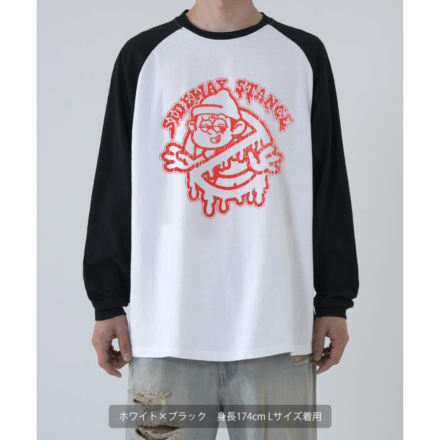長袖Tシャツ メンズ SIDEWAY STANCE サイドウェイスタンス オリジナルプリント ノーウェイ グラフィック ロンT ラグラン スケーター ストリート | improves | 11