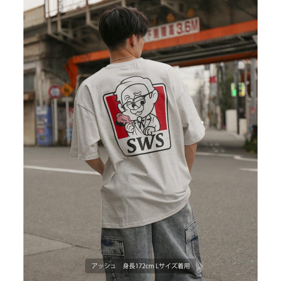 半袖Tシャツ メンズ SIDEWAY STANCE サイドウェイスタンス オリジナルプリント フライドチキン グラフィック カットソー アメカジ スケーター ストリート | improves | 14
