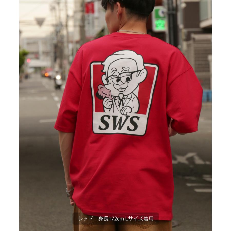 半袖Tシャツ メンズ SIDEWAY STANCE サイドウェイスタンス オリジナルプリント フライドチキン グラフィック カットソー アメカジ スケーター ストリート | improves | 17
