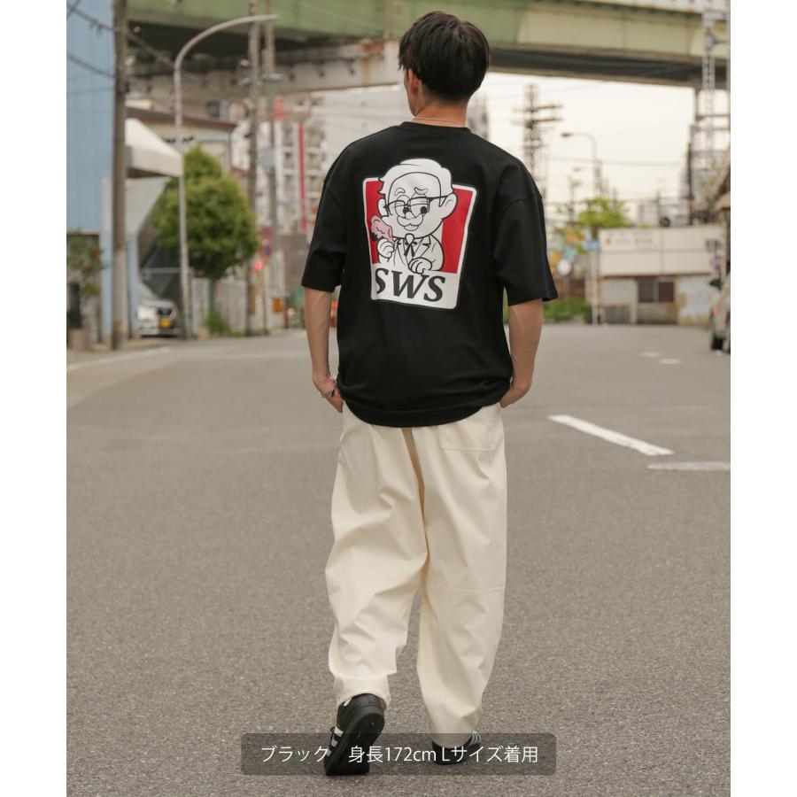 半袖Tシャツ メンズ SIDEWAY STANCE サイドウェイスタンス オリジナルプリント フライドチキン グラフィック カットソー アメカジ スケーター ストリート | improves | 11