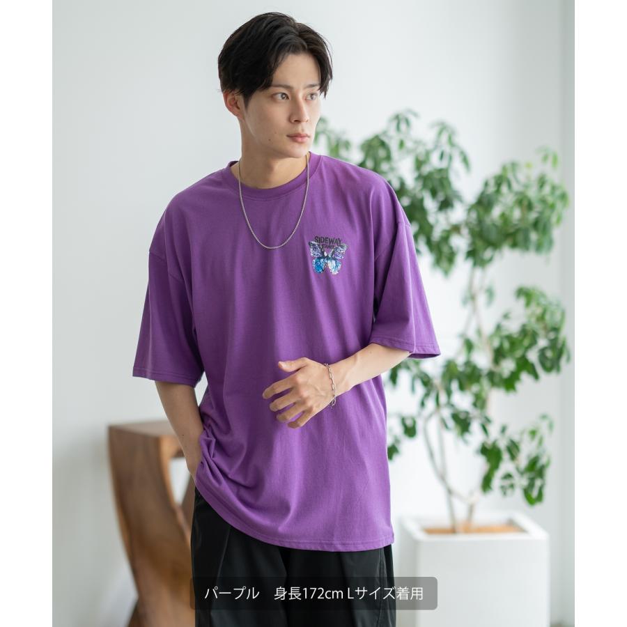 半袖Tシャツ メンズ SIDEWAY STANCE サイドウェイスタンス オリジナルプリント アートバタフライ グラフィック カットソー アメカジ スケーター ストリート | improves | 13