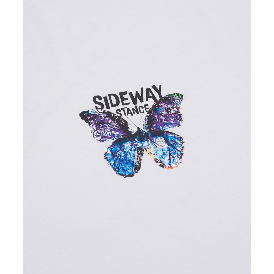 半袖Tシャツ メンズ SIDEWAY STANCE サイドウェイスタンス オリジナルプリント アートバタフライ グラフィック カットソー アメカジ スケーター ストリート | improves | 18