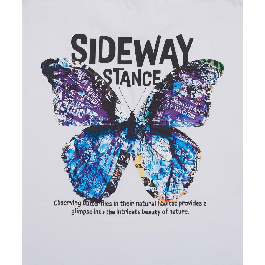 半袖Tシャツ メンズ SIDEWAY STANCE サイドウェイスタンス オリジナルプリント アートバタフライ グラフィック カットソー アメカジ スケーター ストリート | improves | 19