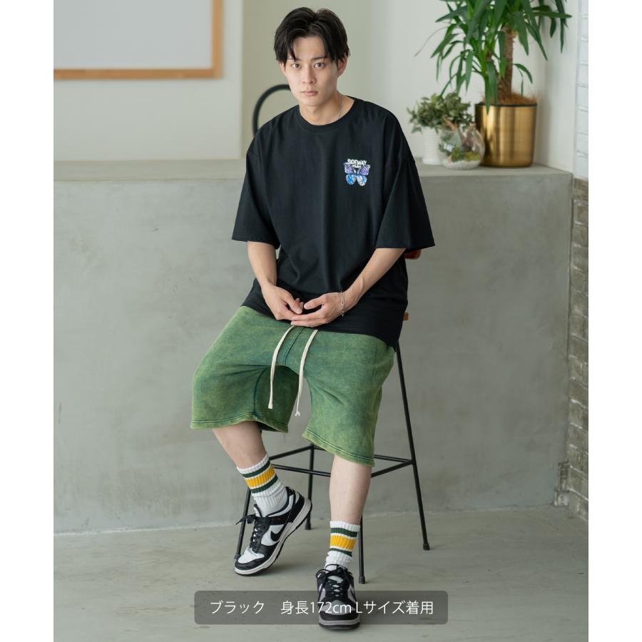 半袖Tシャツ メンズ SIDEWAY STANCE サイドウェイスタンス オリジナルプリント アートバタフライ グラフィック カットソー アメカジ スケーター ストリート | improves | 06