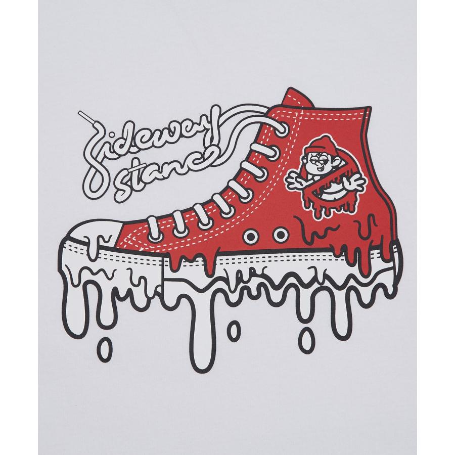 半袖Tシャツ メンズ SIDEWAY STANCE サイドウェイスタンス オリジナルプリント ハイカットスニーカー グラフィック カットソー アメカジ スケーター ストリート | improves | 19