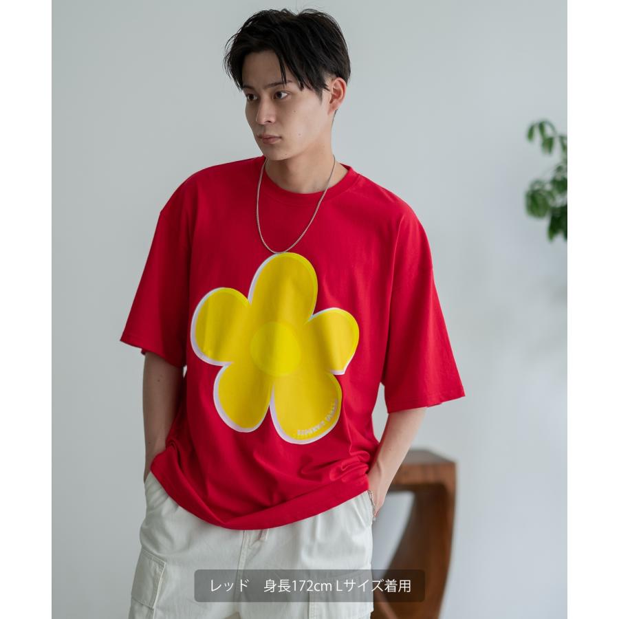 半袖Tシャツ メンズ SIDEWAY STANCE サイドウェイスタンス オリジナルプリント モザイクフラワー グラフィック カットソー アメカジ スケーター ストリート | improves | 17