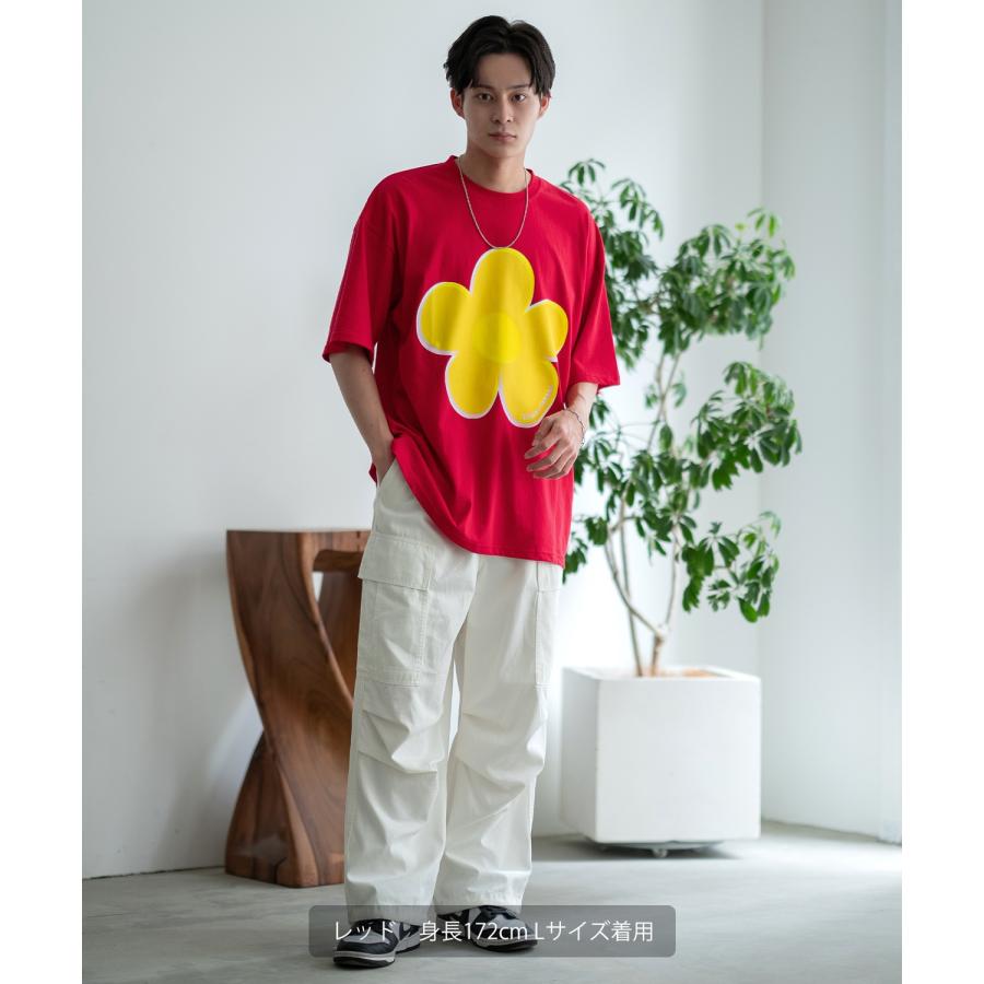 半袖Tシャツ メンズ SIDEWAY STANCE サイドウェイスタンス オリジナルプリント モザイクフラワー グラフィック カットソー アメカジ スケーター ストリート | improves | 19
