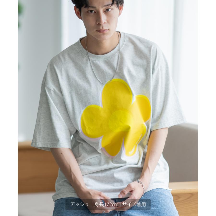 半袖Tシャツ メンズ SIDEWAY STANCE サイドウェイスタンス オリジナルプリント モザイクフラワー グラフィック カットソー アメカジ スケーター ストリート | improves | 12