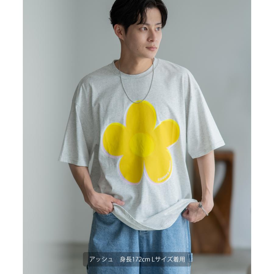 半袖Tシャツ メンズ SIDEWAY STANCE サイドウェイスタンス オリジナルプリント モザイクフラワー グラフィック カットソー アメカジ スケーター ストリート | improves | 13