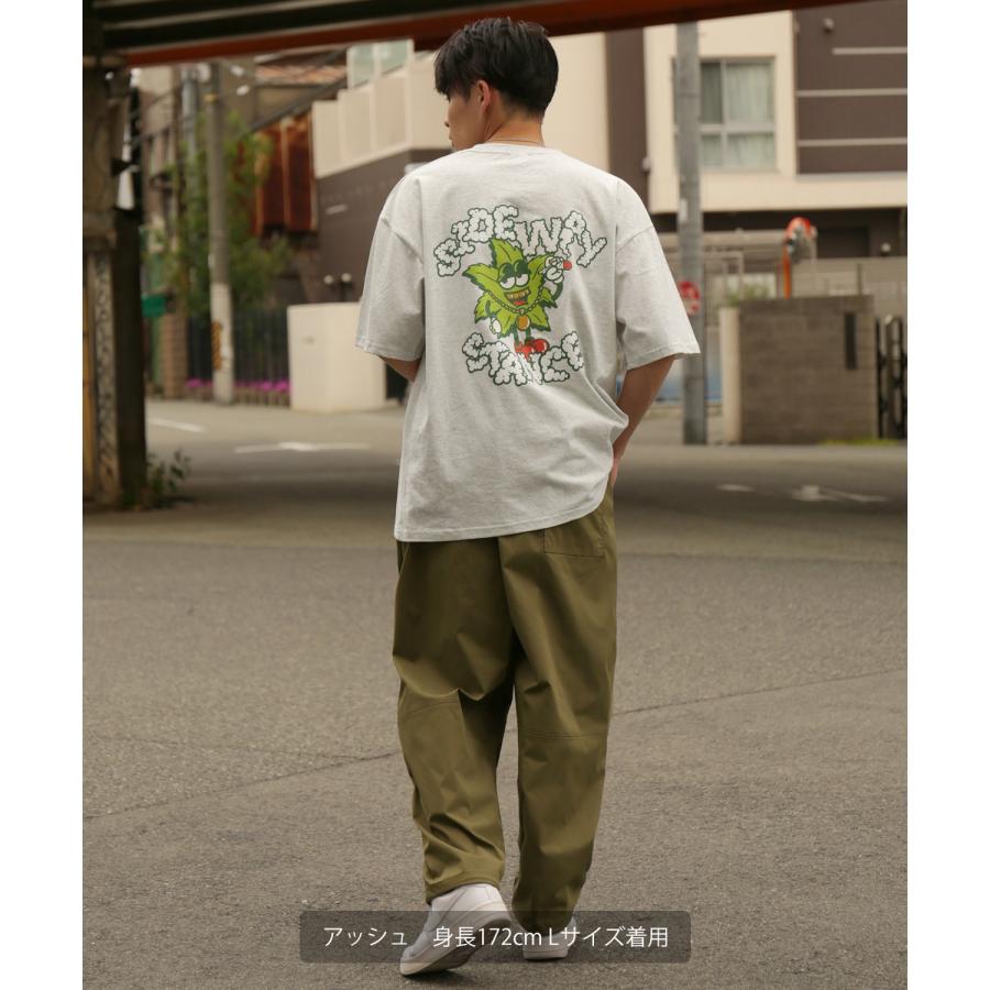 半袖Tシャツ メンズ SIDEWAY STANCE サイドウェイスタンス オリジナルプリント ヘンプリーフ グラフィック カットソー アメカジ スケーター ストリート | improves | 15