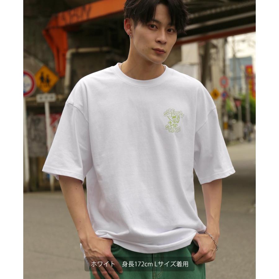 半袖Tシャツ メンズ SIDEWAY STANCE サイドウェイスタンス オリジナルプリント ヘンプリーフ グラフィック カットソー アメカジ スケーター ストリート | improves | 05