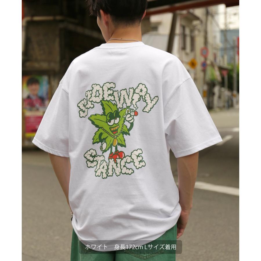 半袖Tシャツ メンズ SIDEWAY STANCE サイドウェイスタンス オリジナルプリント ヘンプリーフ グラフィック カットソー アメカジ スケーター ストリート | improves | 06