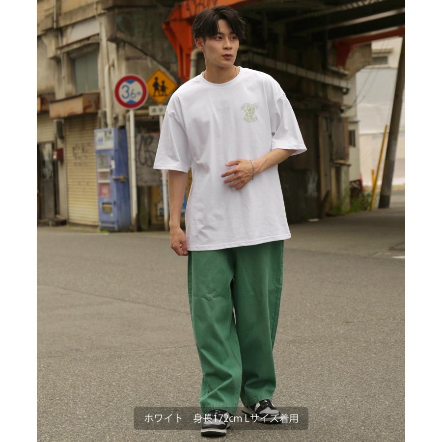 半袖Tシャツ メンズ SIDEWAY STANCE サイドウェイスタンス オリジナルプリント ヘンプリーフ グラフィック カットソー アメカジ スケーター ストリート | improves | 07