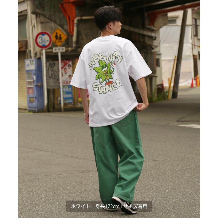 半袖Tシャツ メンズ SIDEWAY STANCE サイドウェイスタンス オリジナルプリント ヘンプリーフ グラフィック カットソー アメカジ スケーター ストリート | improves | 08