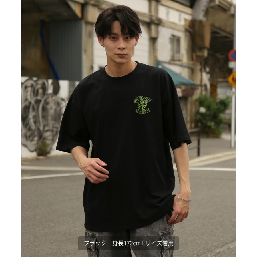 半袖Tシャツ メンズ SIDEWAY STANCE サイドウェイスタンス オリジナルプリント ヘンプリーフ グラフィック カットソー アメカジ スケーター ストリート | improves | 09