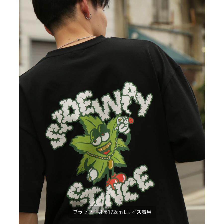 半袖Tシャツ メンズ SIDEWAY STANCE サイドウェイスタンス オリジナルプリント ヘンプリーフ グラフィック カットソー アメカジ スケーター ストリート | improves | 11