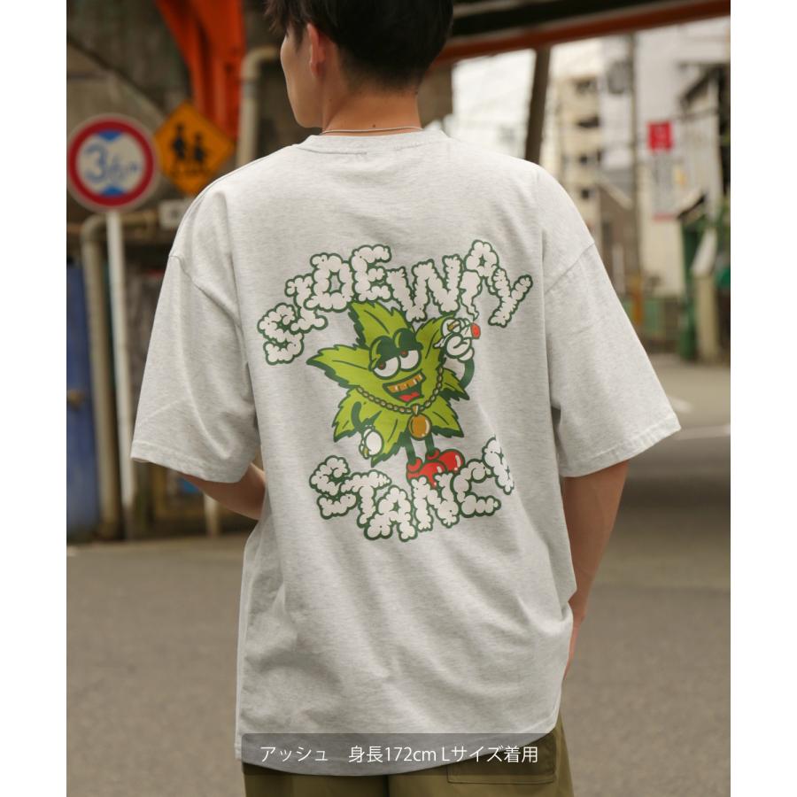 半袖Tシャツ メンズ SIDEWAY STANCE サイドウェイスタンス オリジナルプリント ヘンプリーフ グラフィック カットソー アメカジ スケーター ストリート | improves | 13