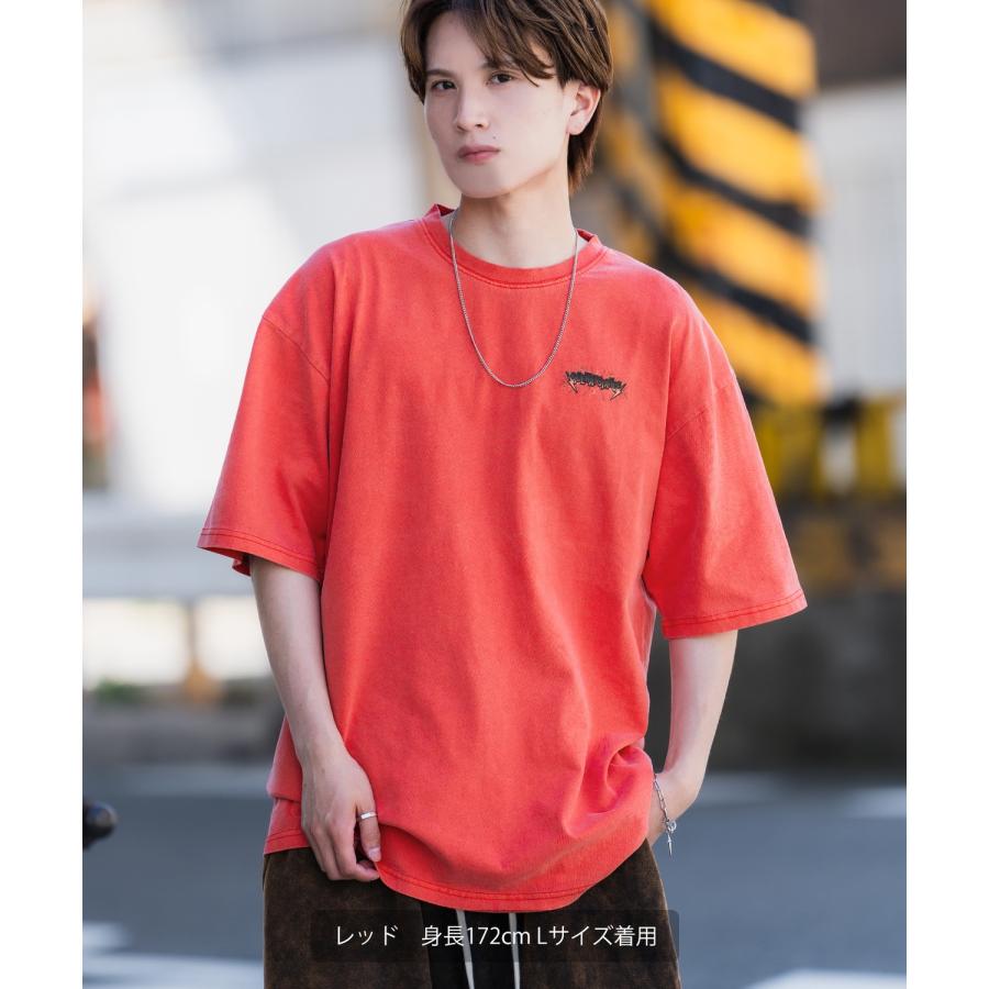 半袖Tシャツ メンズ SIDEWAY STANCE サイドウェイスタンス プリント ピグメント サンダーノーウェイ カットソー アメカジ スケーター ストリート 古着MIX | improves | 13