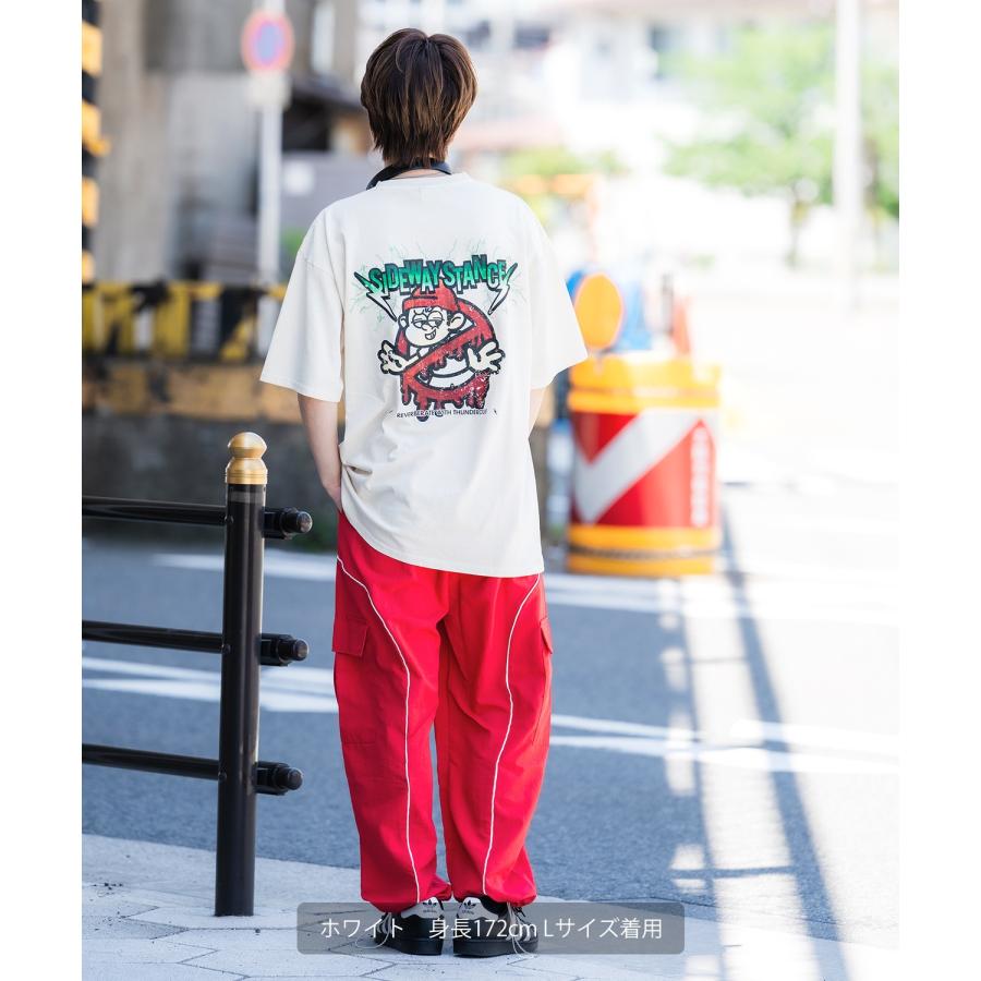 半袖Tシャツ メンズ SIDEWAY STANCE サイドウェイスタンス プリント ピグメント サンダーノーウェイ カットソー アメカジ スケーター ストリート 古着MIX | improves | 07