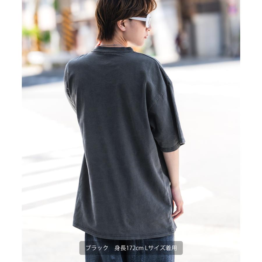 半袖Tシャツ メンズ SIDEWAY STANCE サイドウェイスタンス プリント ピグメント ロックバンド カットソー アメカジ スケーター ストリート 古着MIX | improves | 05