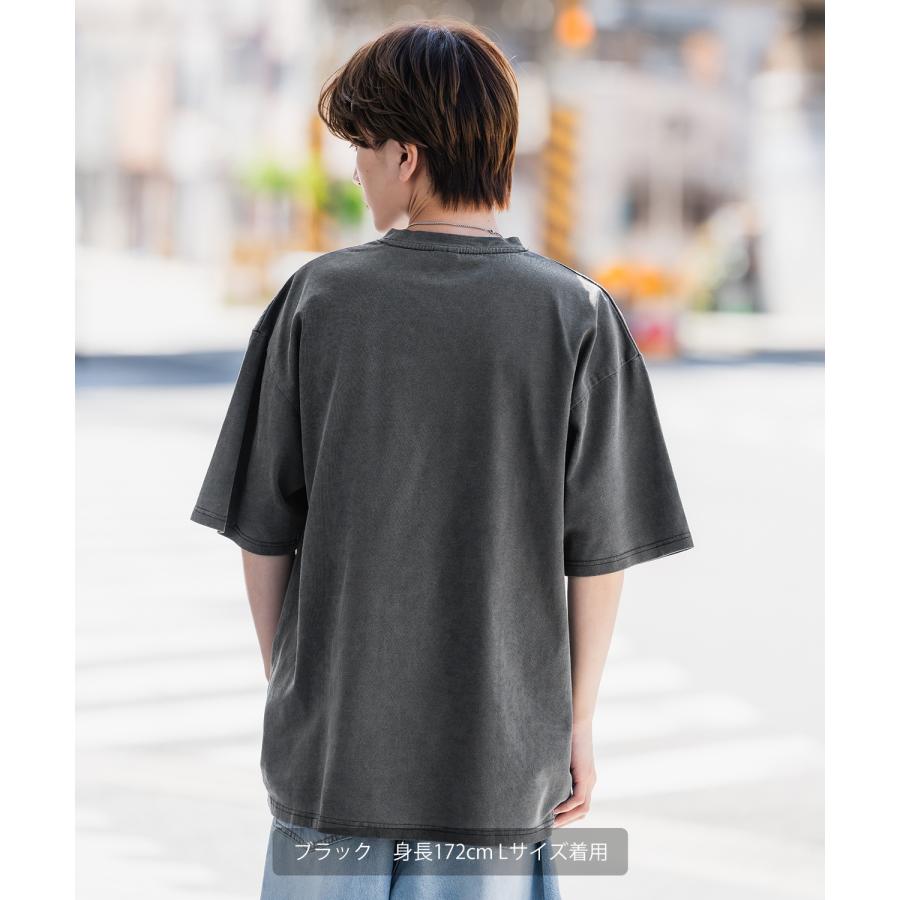 半袖Tシャツ メンズ SIDEWAY STANCE サイドウェイスタンス プリント ピグメント イーグル カットソー アメカジ スケーター ストリート 古着MIX | improves | 05