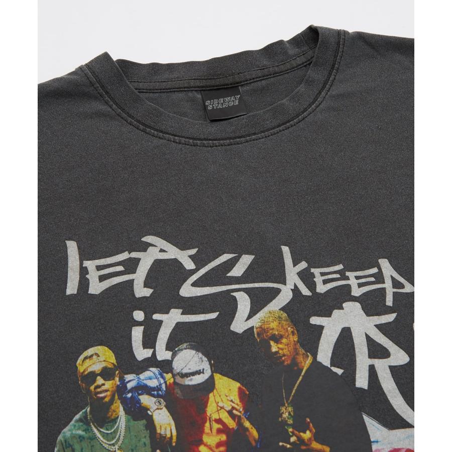 半袖Tシャツ メンズ SIDEWAY STANCE サイドウェイスタンス プリント ピグメント ギャングスタ カットソー アメカジ スケーター ストリート 古着MIX | improves | 18