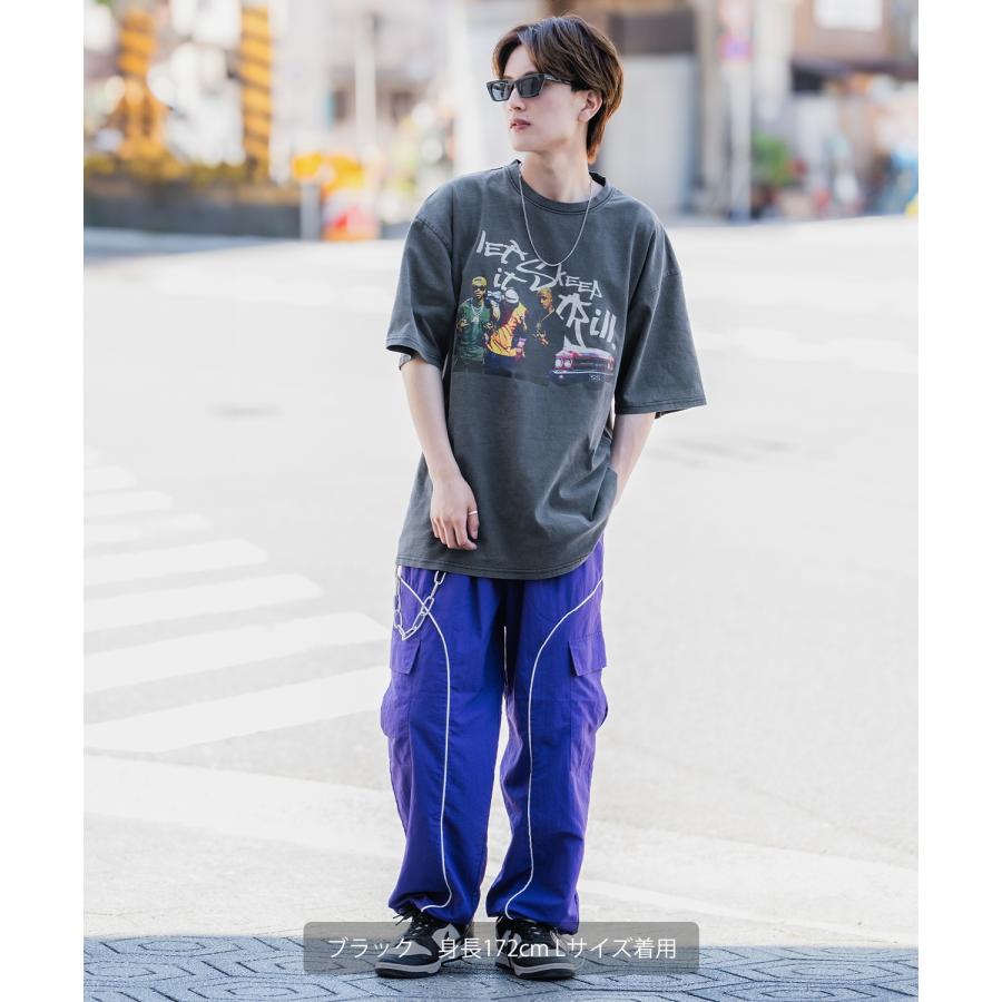 半袖Tシャツ メンズ SIDEWAY STANCE サイドウェイスタンス プリント ピグメント ギャングスタ カットソー アメカジ スケーター ストリート 古着MIX | improves | 06