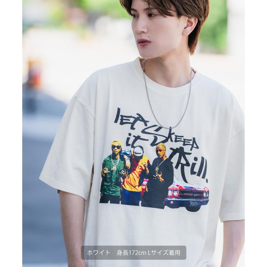 半袖Tシャツ メンズ SIDEWAY STANCE サイドウェイスタンス プリント ピグメント ギャングスタ カットソー アメカジ スケーター ストリート 古着MIX | improves | 08