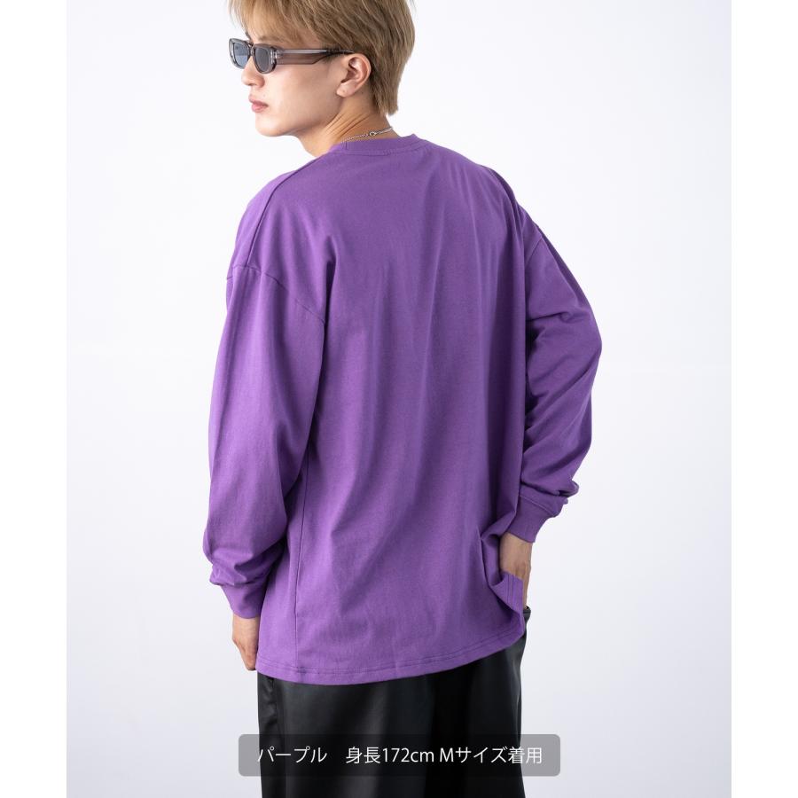 長袖Tシャツ メンズ SIDEWAY STANCE サイドウェイスタンス オリジナル ワンポイント 刺しゅう ロンT カットソー ダウナーパンダ スケーター | improves | 14