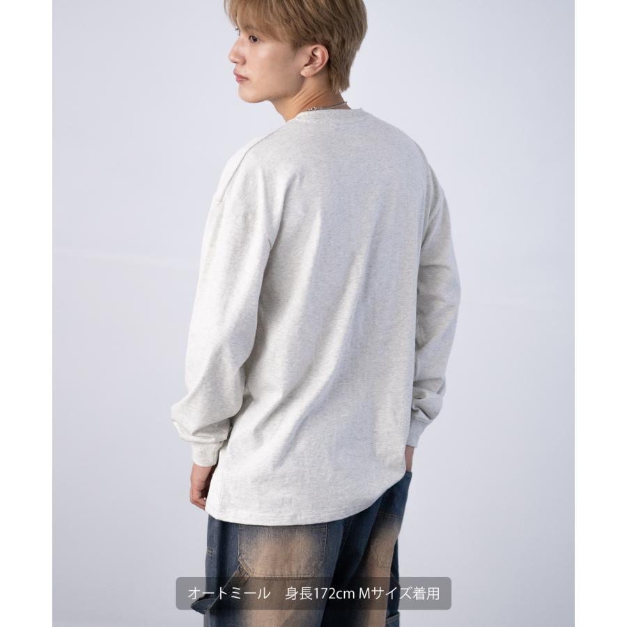 長袖Tシャツ メンズ SIDEWAY STANCE サイドウェイスタンス オリジナル ワンポイント 刺しゅう ロンT カットソー ダウナーパンダ スケーター | improves | 18