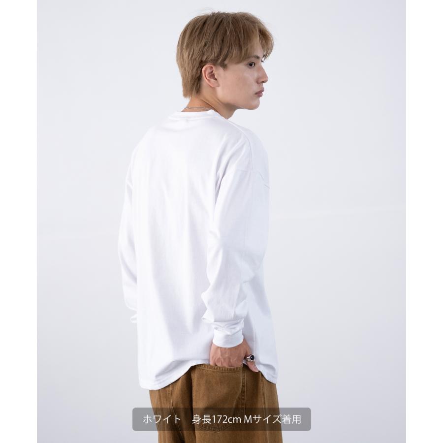 長袖Tシャツ メンズ SIDEWAY STANCE サイドウェイスタンス オリジナル ワンポイント 刺しゅう ロンT カットソー ダウナーパンダ スケーター | improves | 10