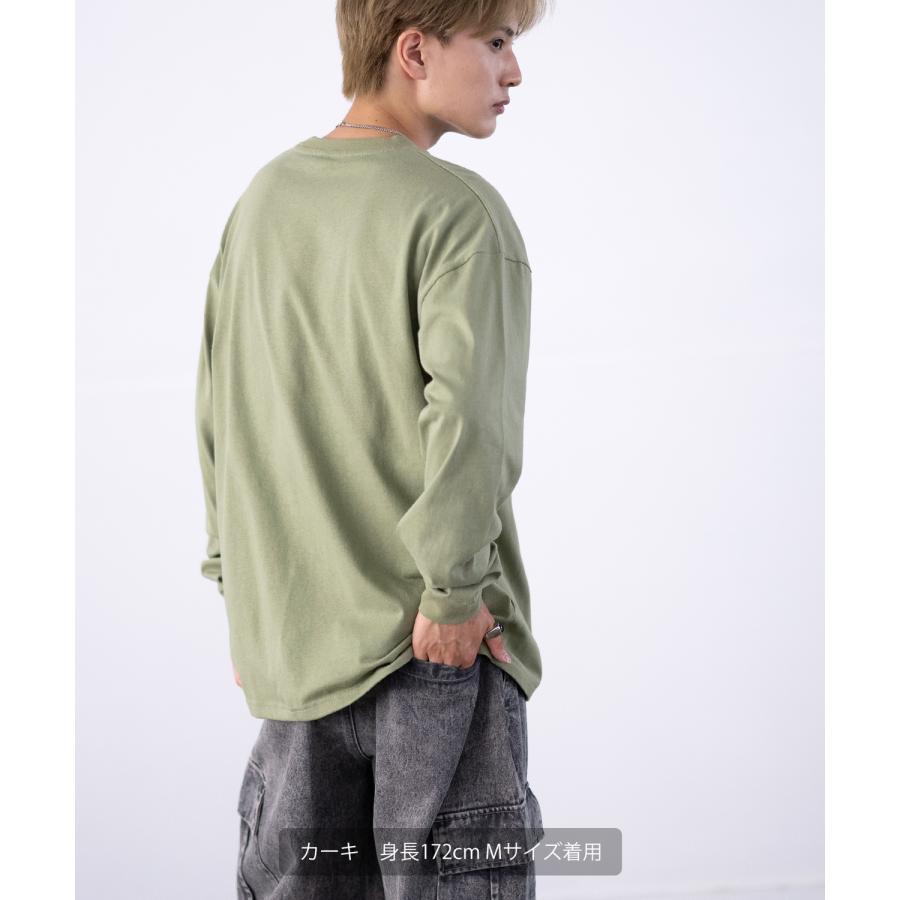 長袖Tシャツ メンズ SIDEWAY STANCE サイドウェイスタンス オリジナル ワンポイント 刺しゅう ロンT カットソー ダウナーベア スケーター | improves | 14