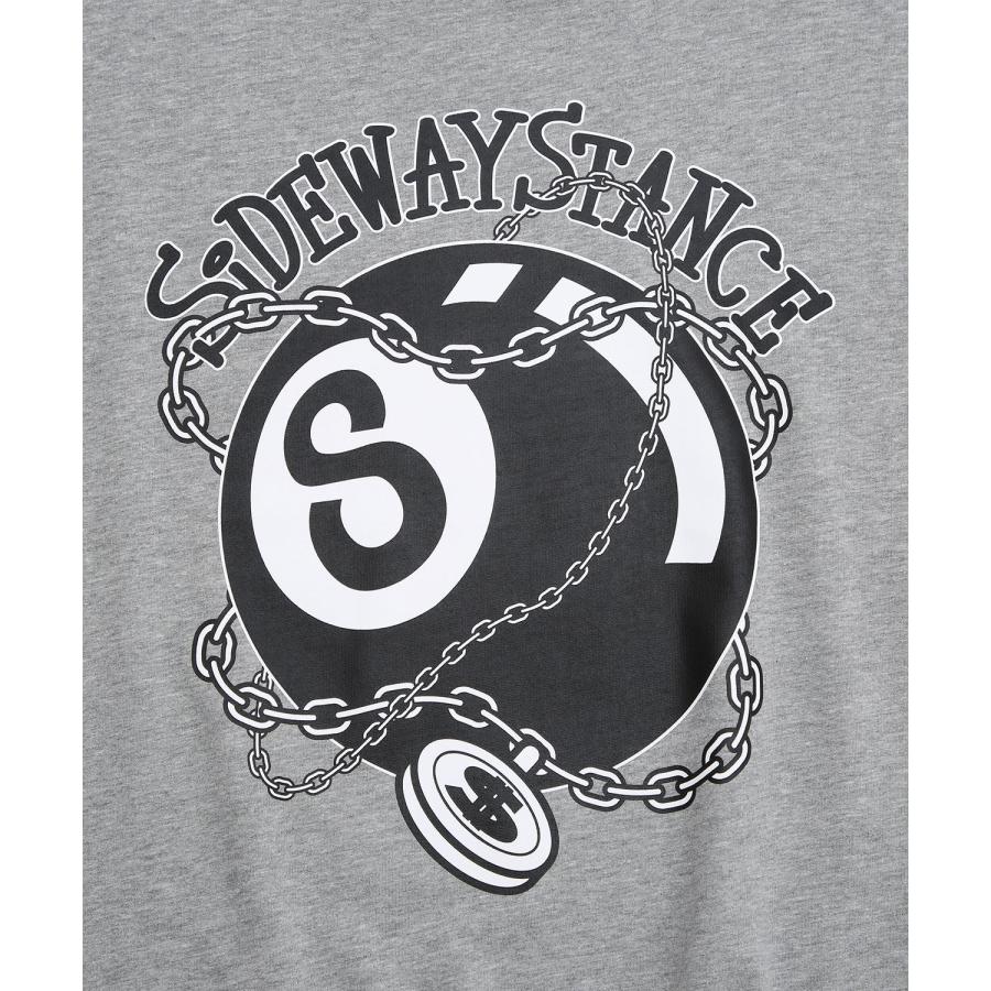 半袖トレーナーシャツ メンズ SIDEWAY STANCE サイドウェイスタンス オリジナルプリント Sボール グラフィック スウェット 大きめ アメカジ スケーター | improves | 20
