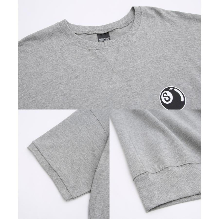 半袖トレーナーシャツ メンズ SIDEWAY STANCE サイドウェイスタンス オリジナルプリント Sボール グラフィック スウェット 大きめ アメカジ スケーター | improves | 21