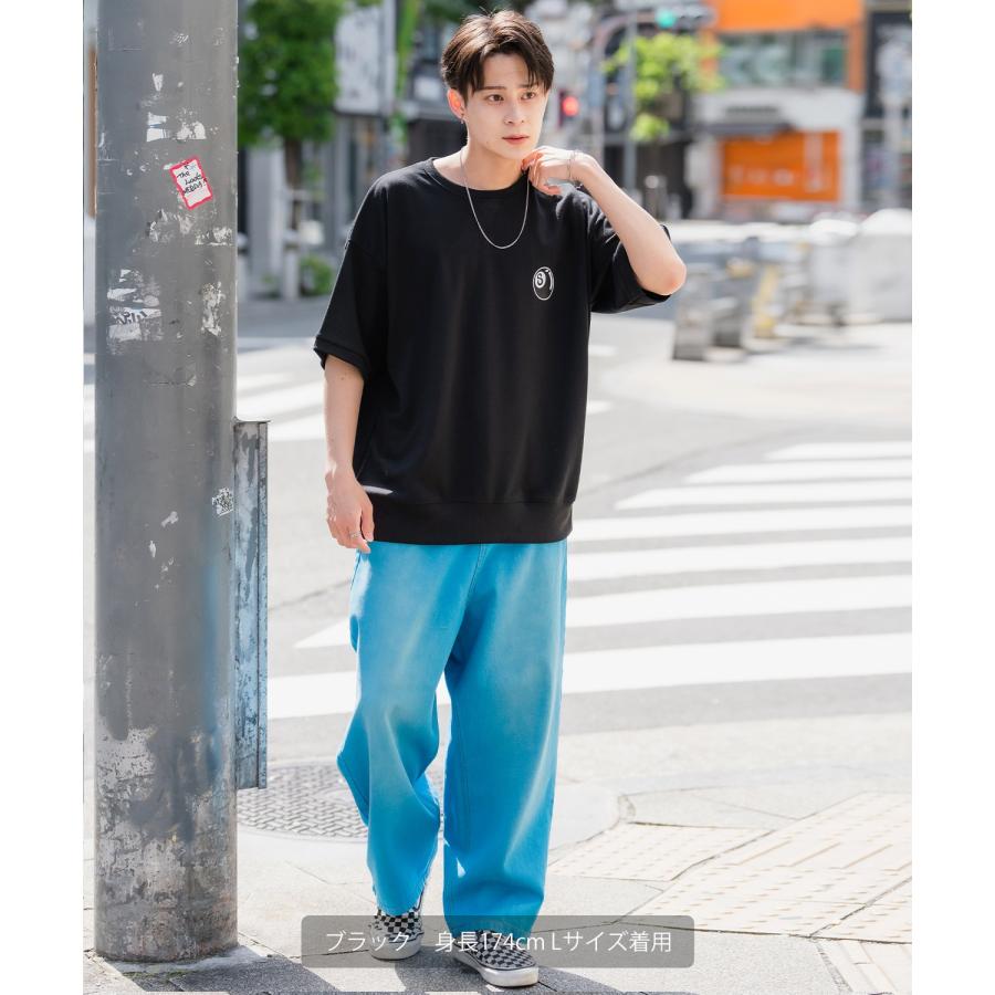 半袖トレーナーシャツ メンズ SIDEWAY STANCE サイドウェイスタンス オリジナルプリント Sボール グラフィック スウェット 大きめ アメカジ スケーター | improves | 06