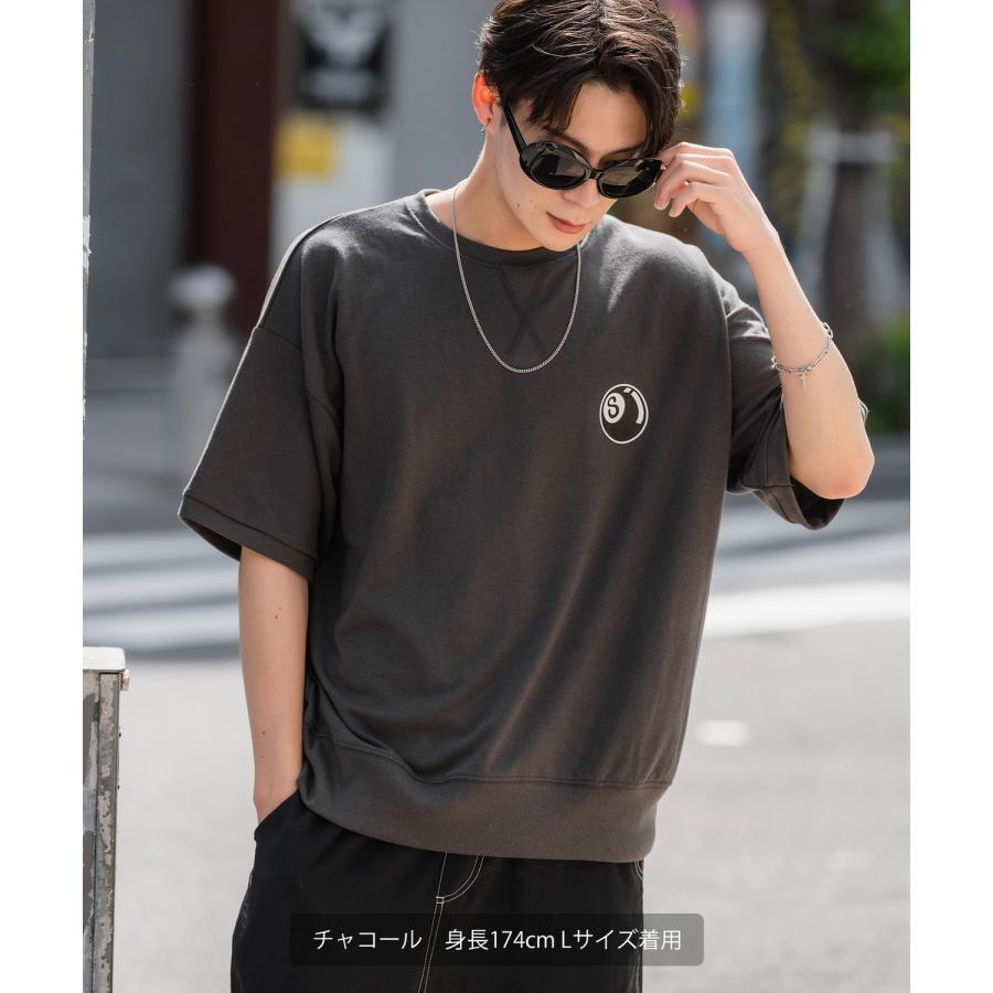 半袖トレーナーシャツ メンズ SIDEWAY STANCE サイドウェイスタンス オリジナルプリント Sボール グラフィック スウェット 大きめ アメカジ スケーター | improves | 12