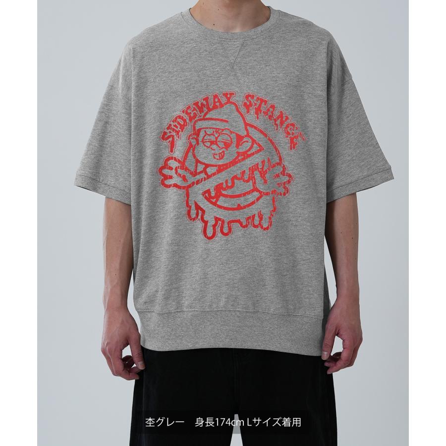 半袖トレーナーシャツ メンズ SIDEWAY STANCE サイドウェイスタンス オリジナルプリント カスレノーウェイ グラフィック スウェット 大きめ アメカジ スケーター | improves | 15