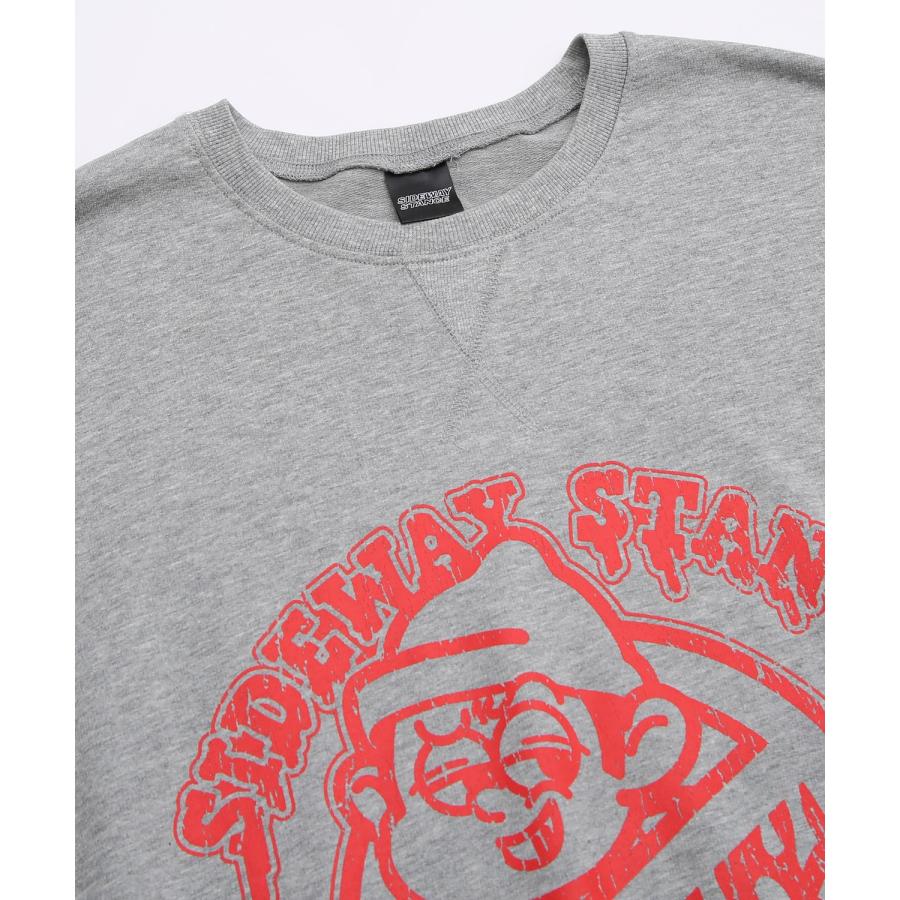 半袖トレーナーシャツ メンズ SIDEWAY STANCE サイドウェイスタンス オリジナルプリント カスレノーウェイ グラフィック スウェット 大きめ アメカジ スケーター | improves | 20