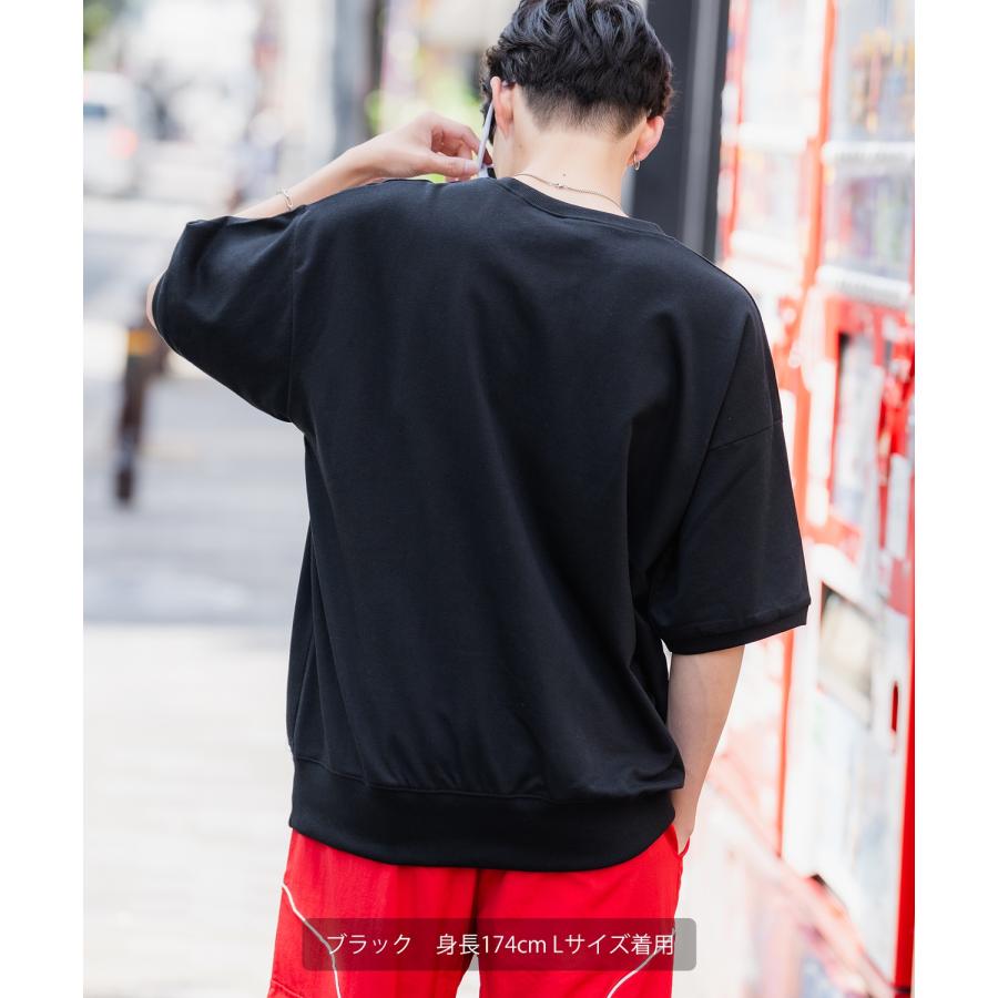 半袖トレーナーシャツ メンズ SIDEWAY STANCE サイドウェイスタンス オリジナルプリント カスレノーウェイ グラフィック スウェット 大きめ アメカジ スケーター | improves | 05