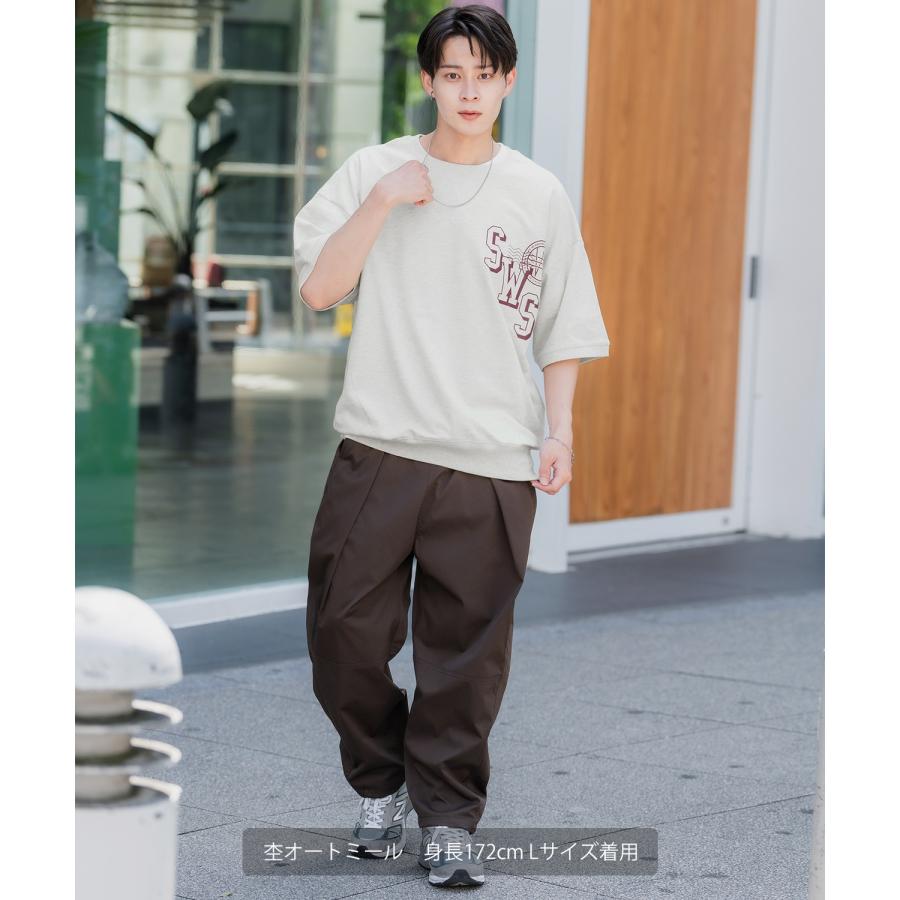 半袖トレーナーシャツ メンズ SIDEWAY STANCE サイドウェイスタンス オリジナルプリント カレッジロゴ グラフィック スウェット 大きめ アメカジ スケーター | improves | 14